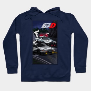 Police hunt for reckless behavior of initial-D Hoodie